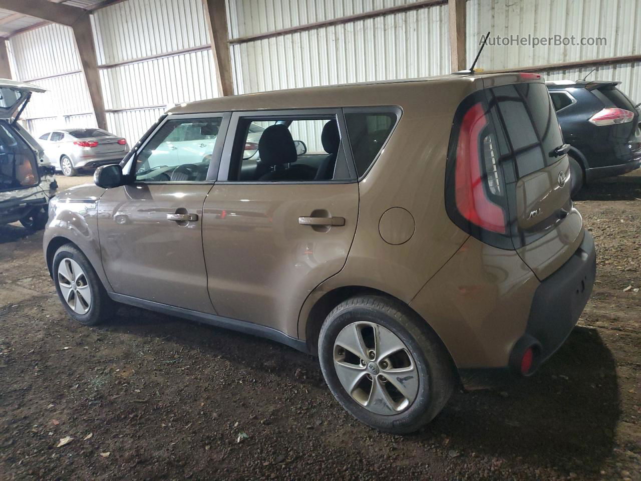 2016 Kia Soul  Желто-коричневый vin: KNDJN2A27G7296475