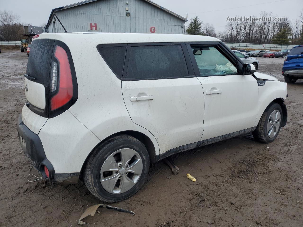 2016 Kia Soul  White vin: KNDJN2A27G7307460