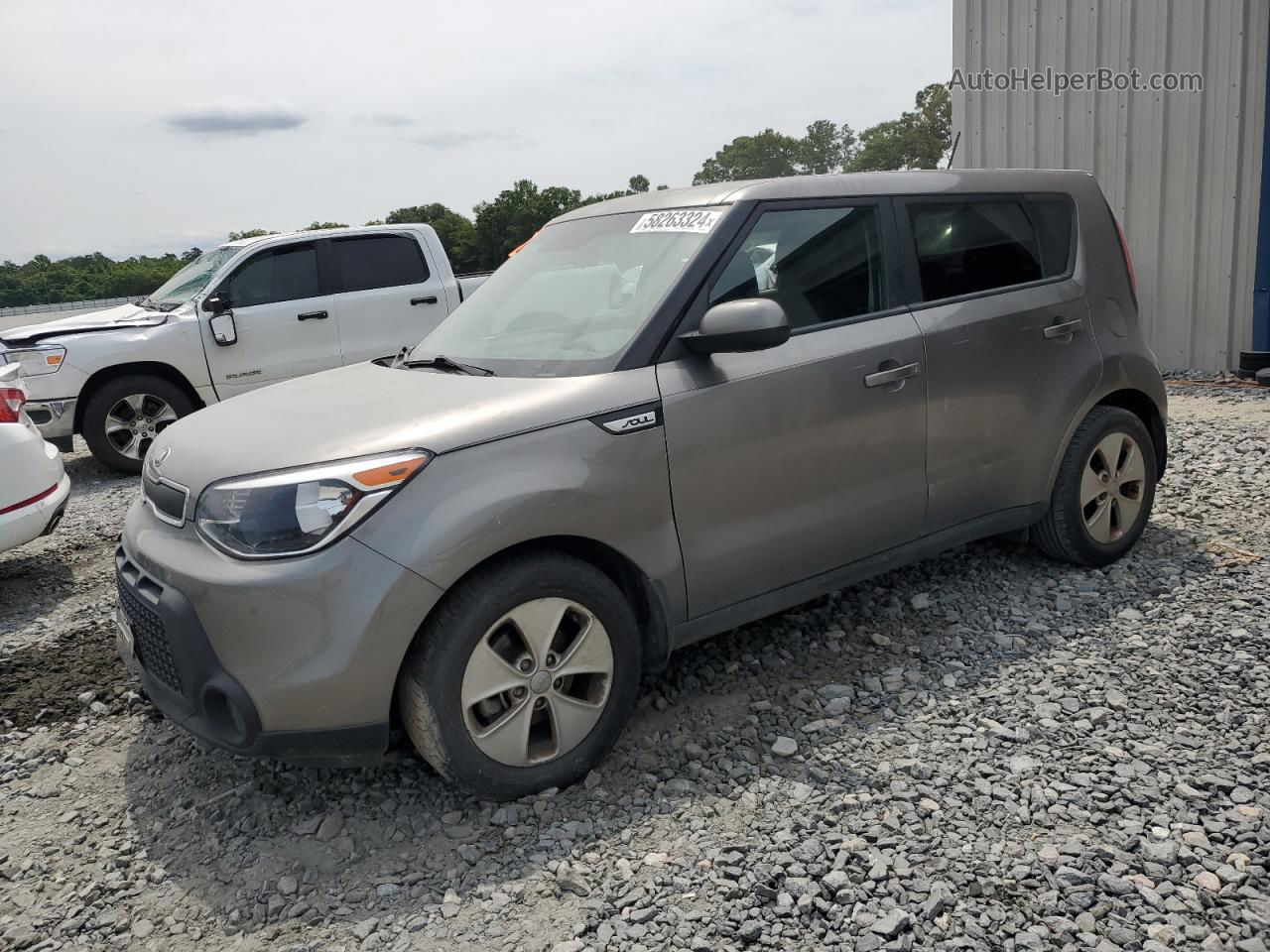 2016 Kia Soul  Gray vin: KNDJN2A27G7382322