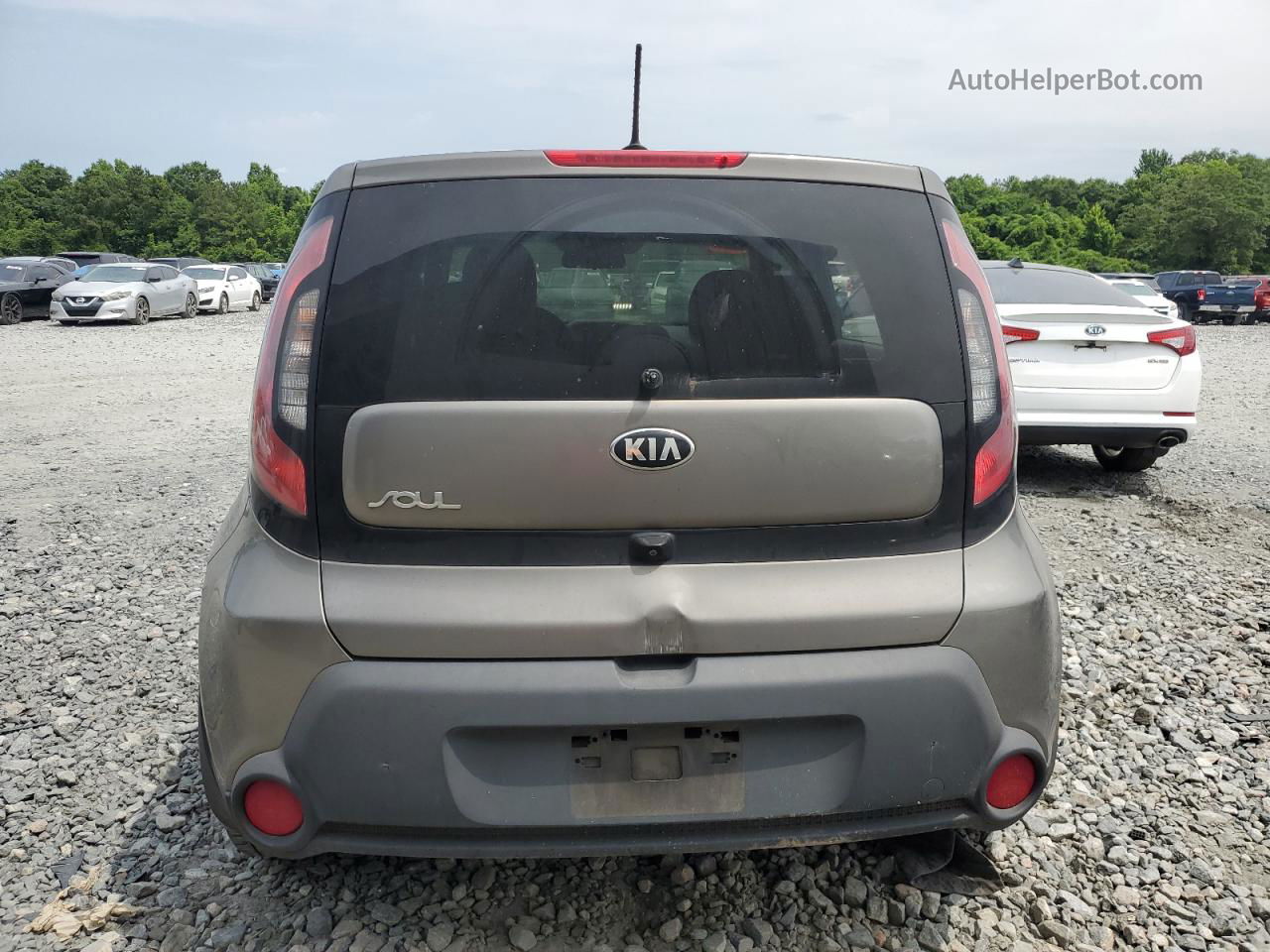 2016 Kia Soul  Gray vin: KNDJN2A27G7382322