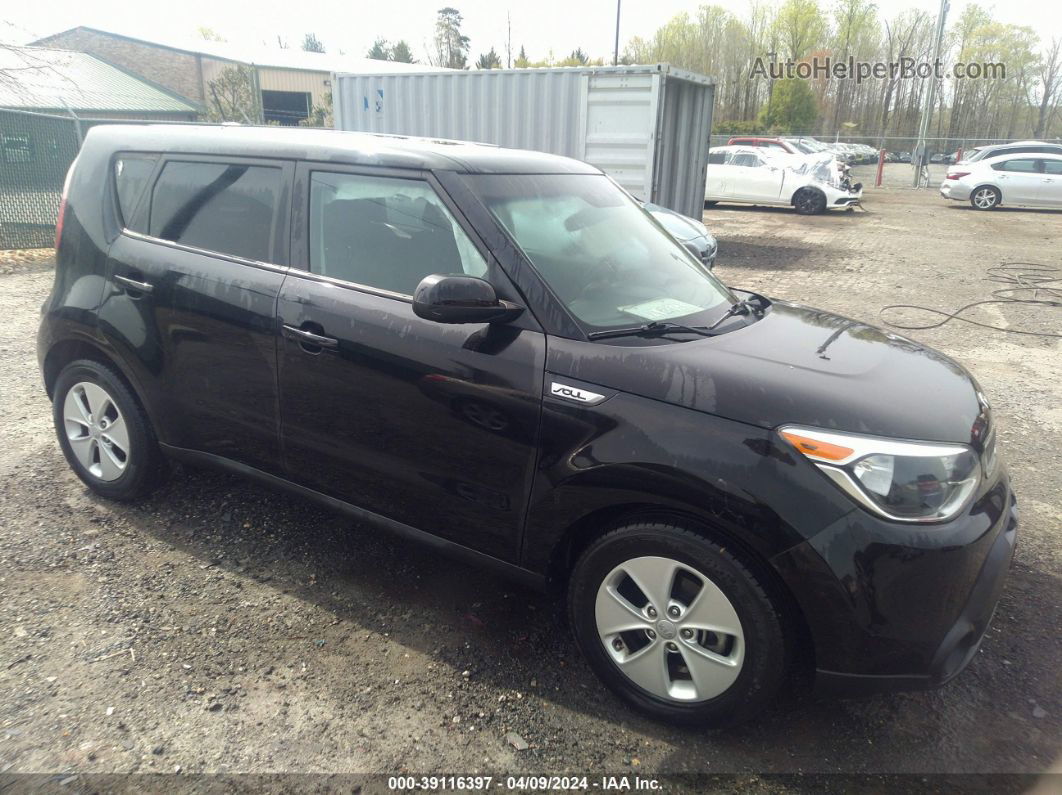 2016 Kia Soul   Черный vin: KNDJN2A27G7383602