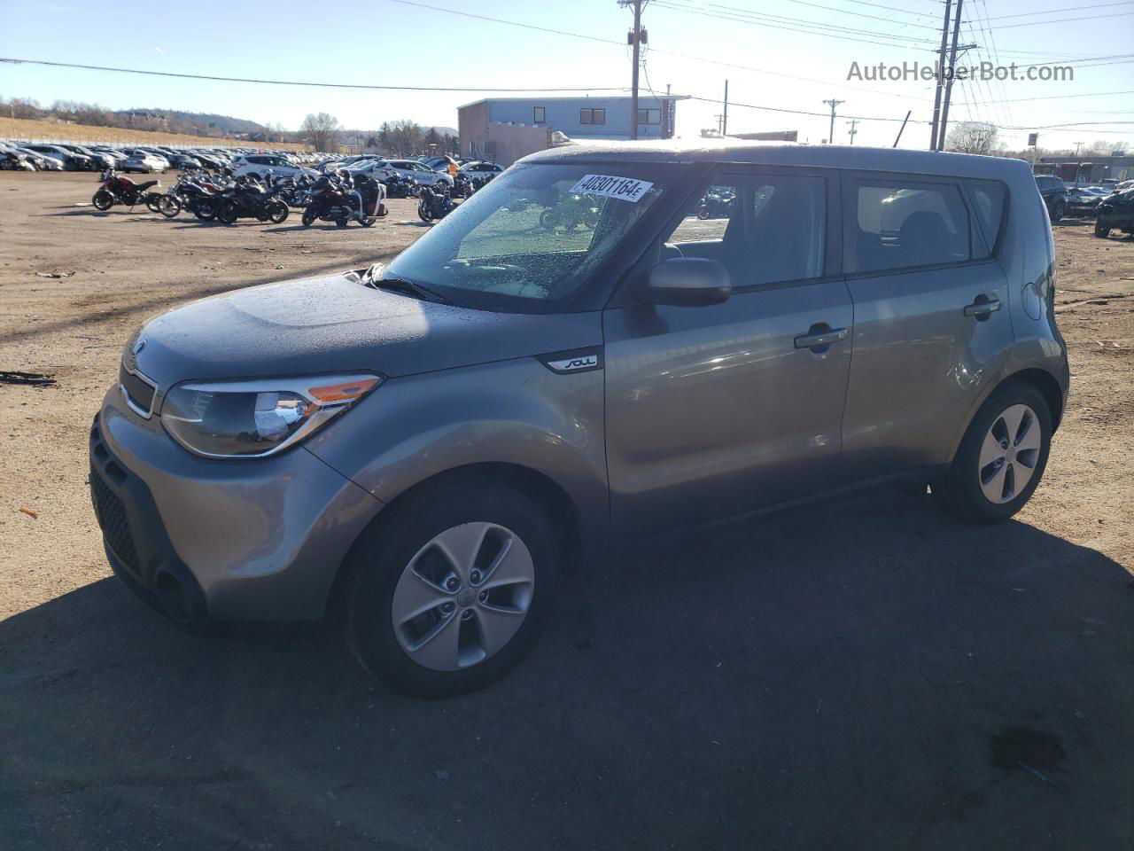 2016 Kia Soul  Gray vin: KNDJN2A27G7397239