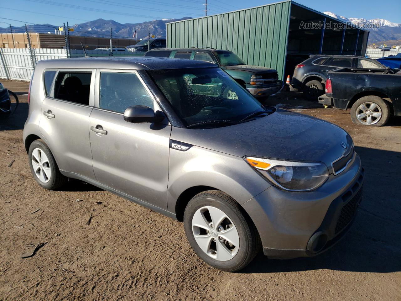 2016 Kia Soul  Gray vin: KNDJN2A27G7397239