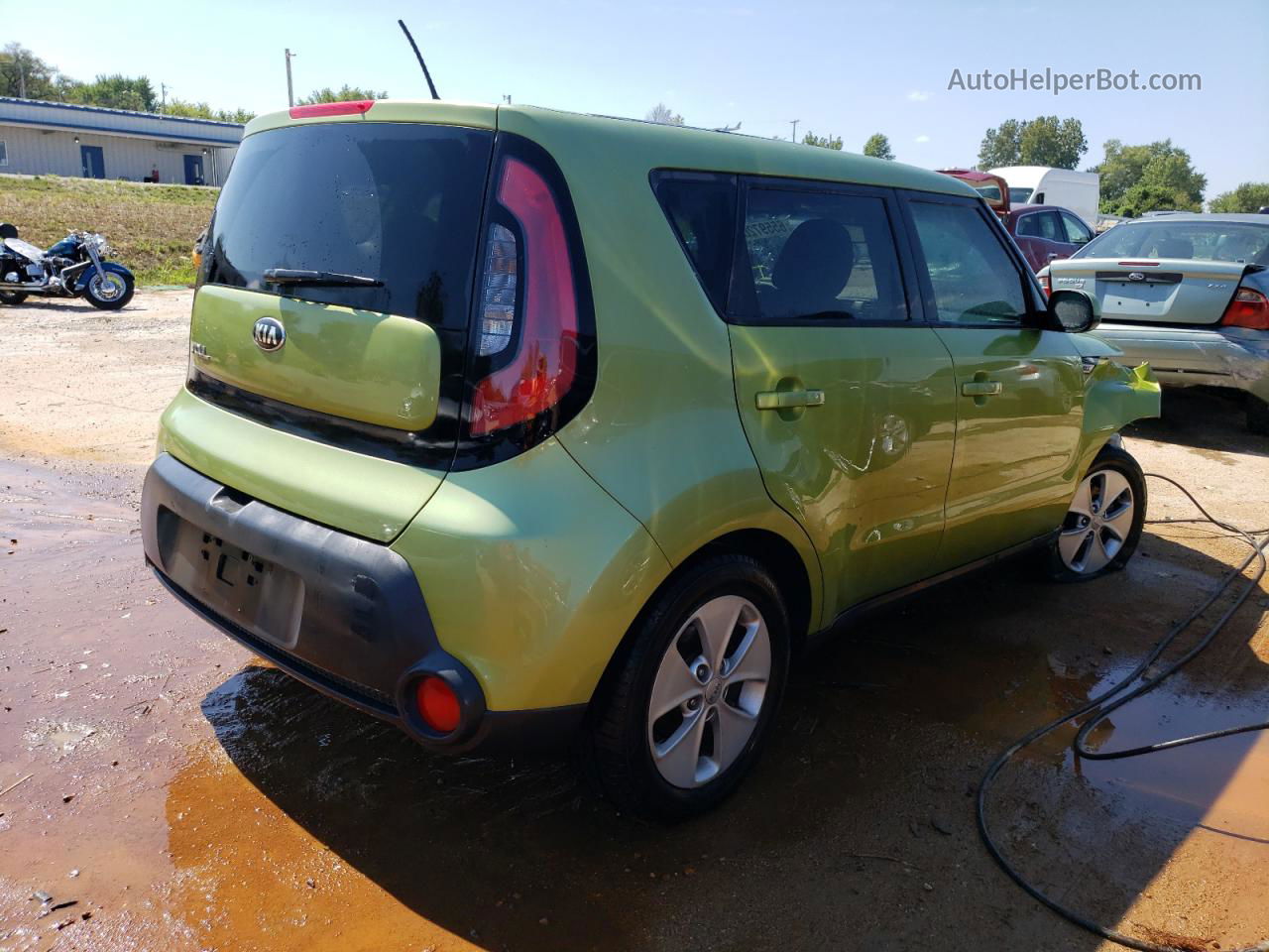 2016 Kia Soul  Green vin: KNDJN2A27G7844684