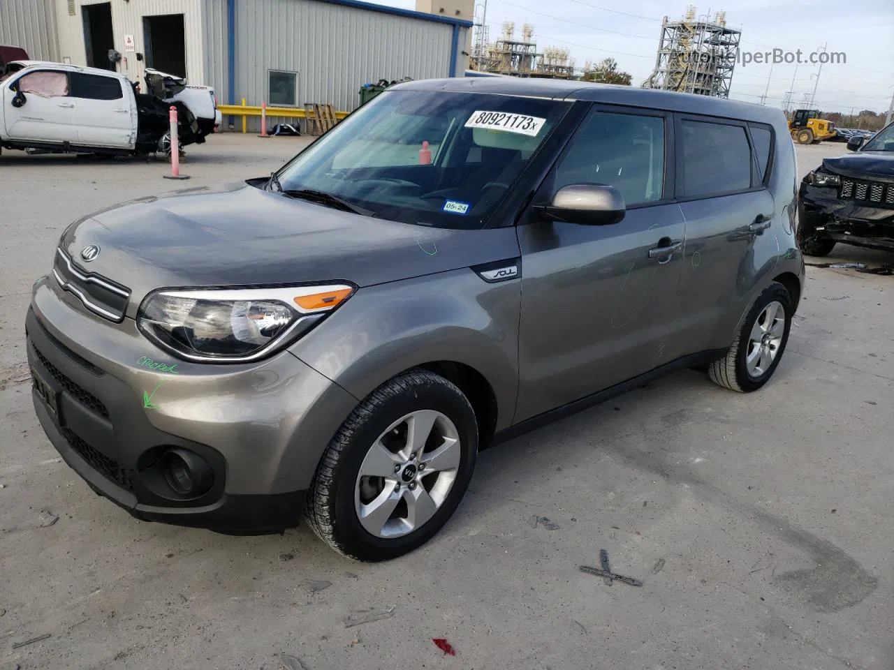 2019 Kia Soul  Gray vin: KNDJN2A27K7025764