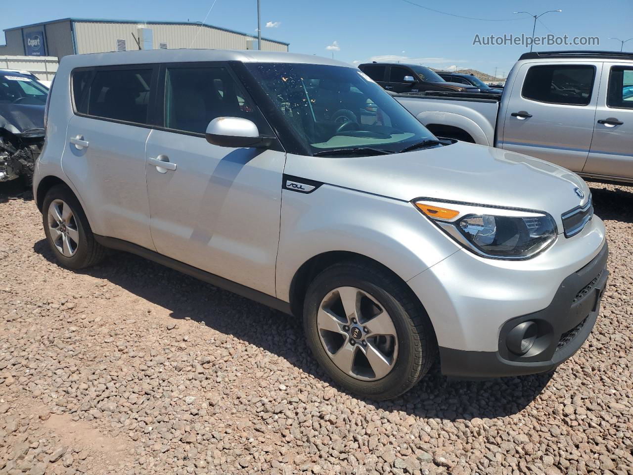 2019 Kia Soul  Silver vin: KNDJN2A27K7683083