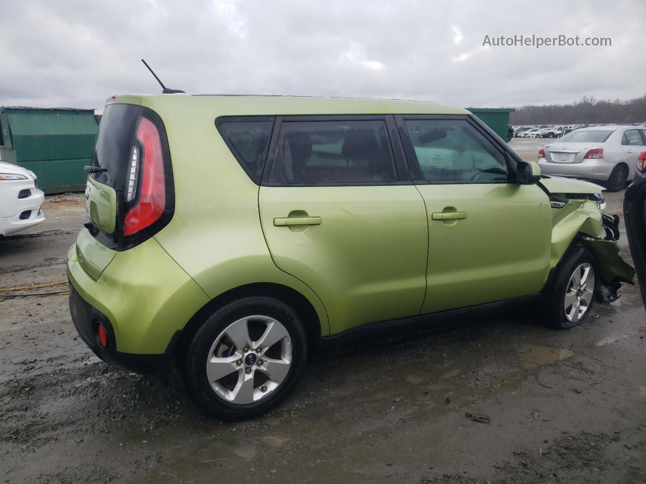 2019 Kia Soul  Green vin: KNDJN2A27K7914760