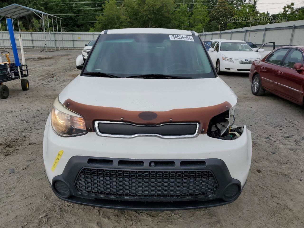 2016 Kia Soul  White vin: KNDJN2A28G7250556