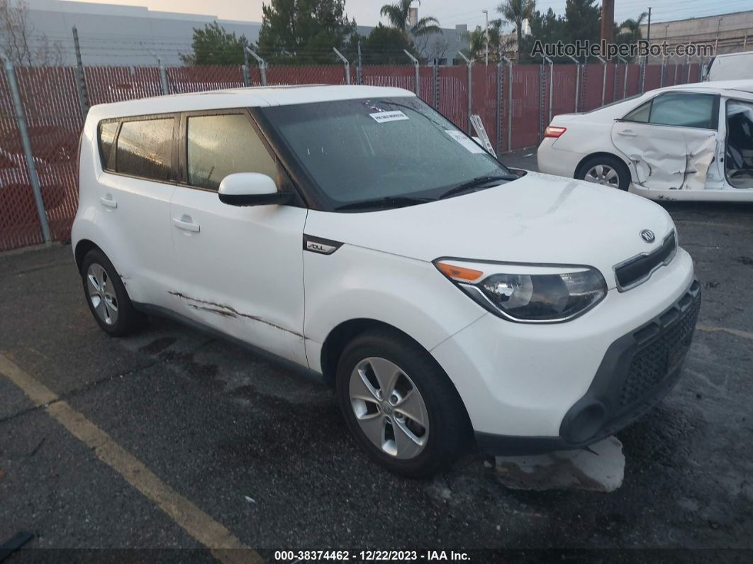 2016 Kia Soul ! White vin: KNDJN2A28G7263954