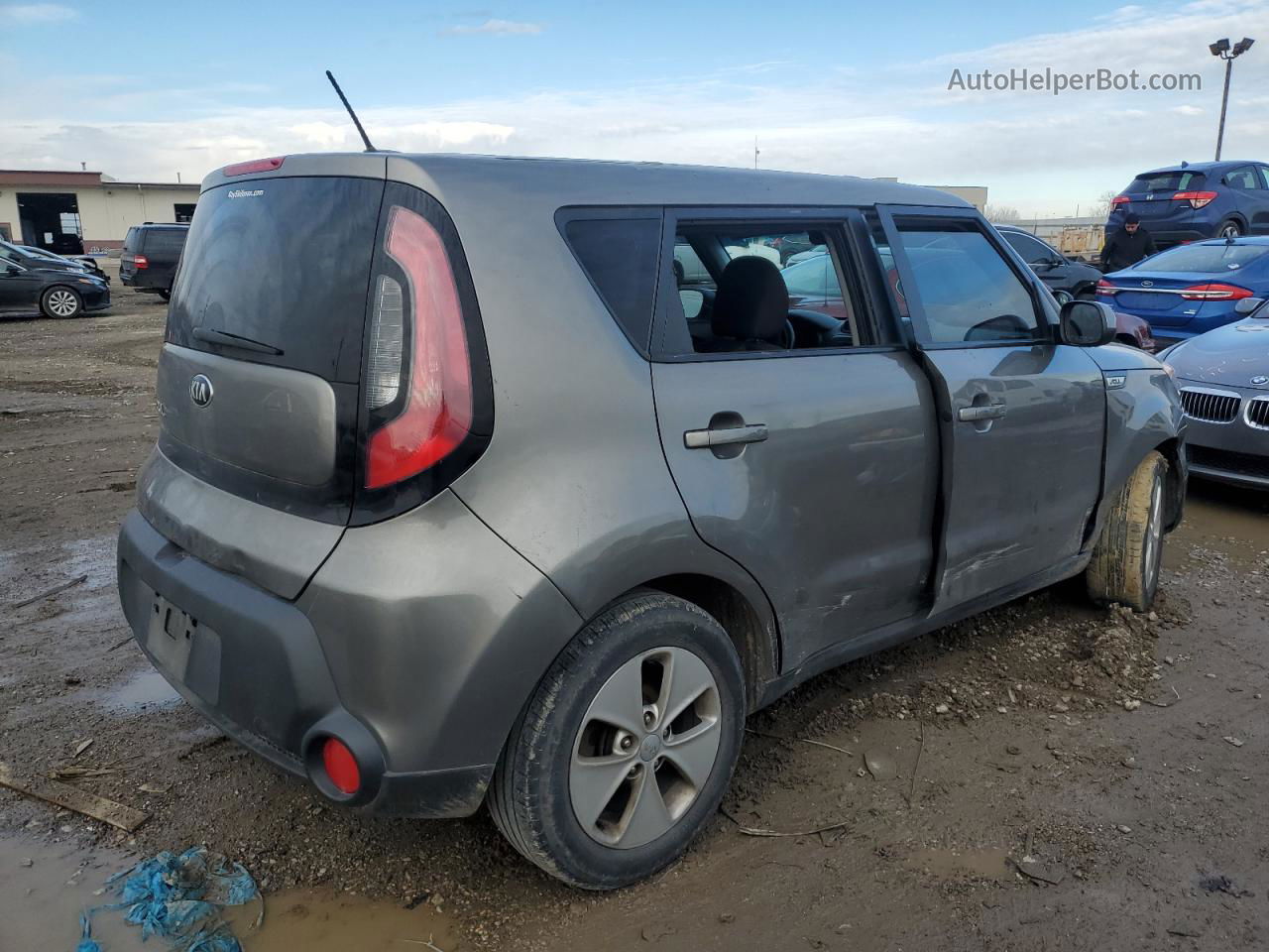 2016 Kia Soul  Gray vin: KNDJN2A28G7280091