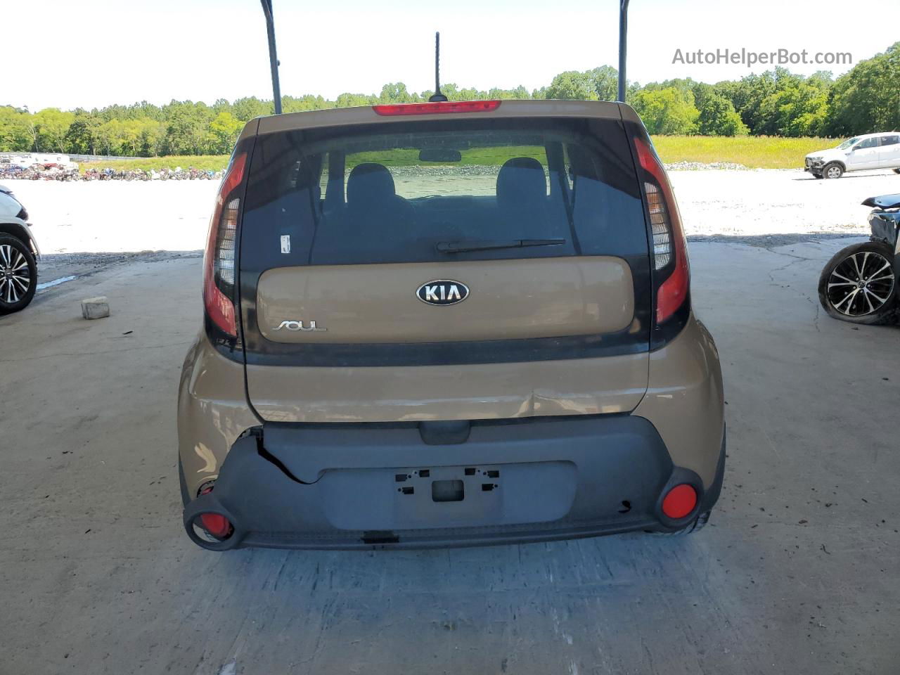 2016 Kia Soul  Brown vin: KNDJN2A28G7282228