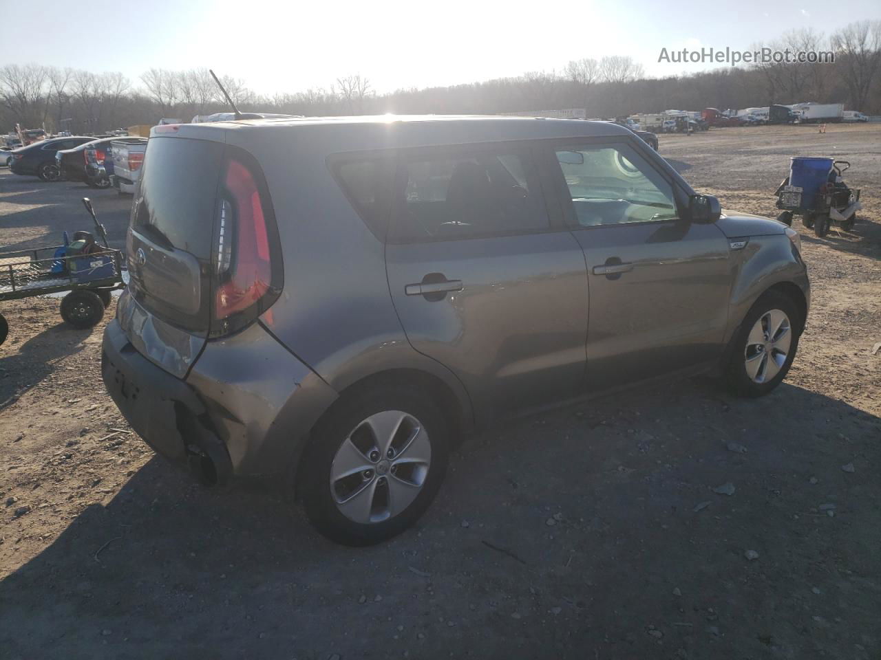 2016 Kia Soul  Gray vin: KNDJN2A28G7289048