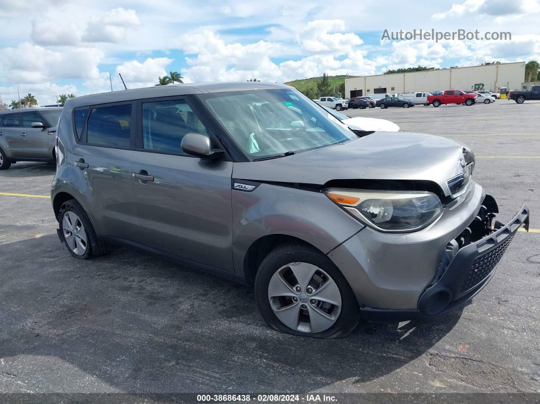 2016 Kia Soul   Gray vin: KNDJN2A28G7315566