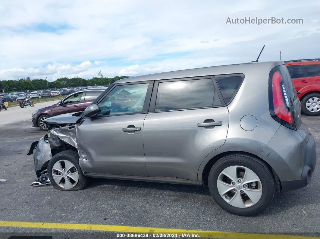 2016 Kia Soul   Gray vin: KNDJN2A28G7315566