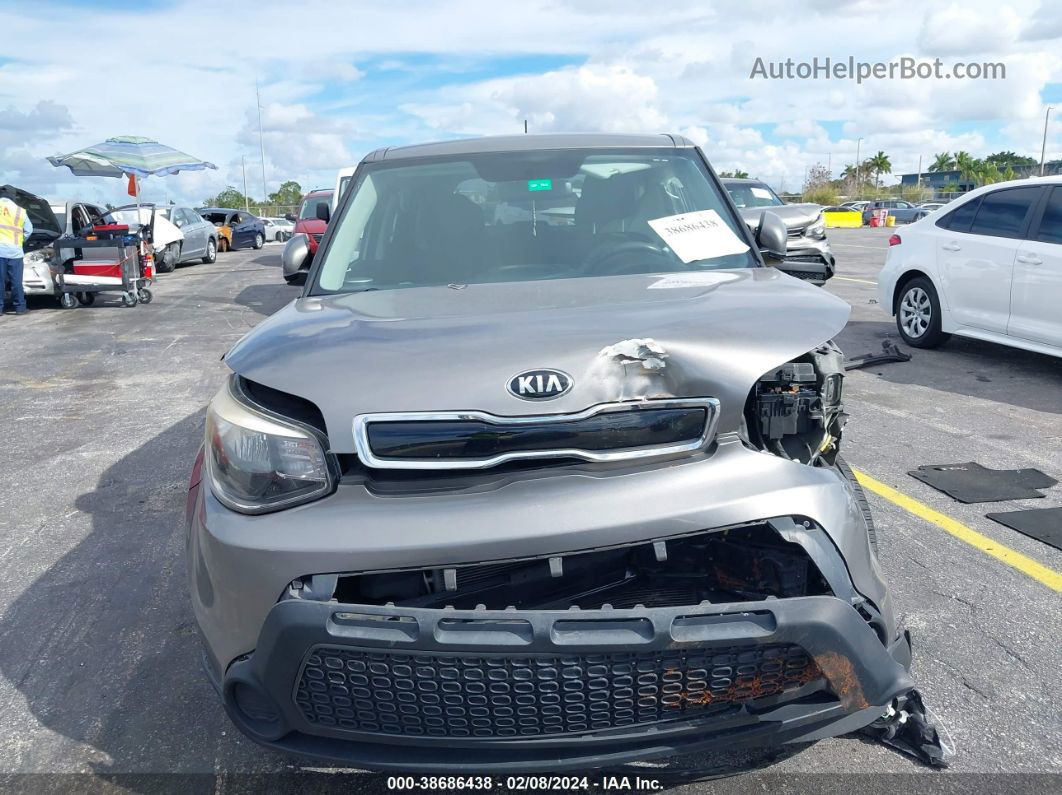 2016 Kia Soul   Gray vin: KNDJN2A28G7315566