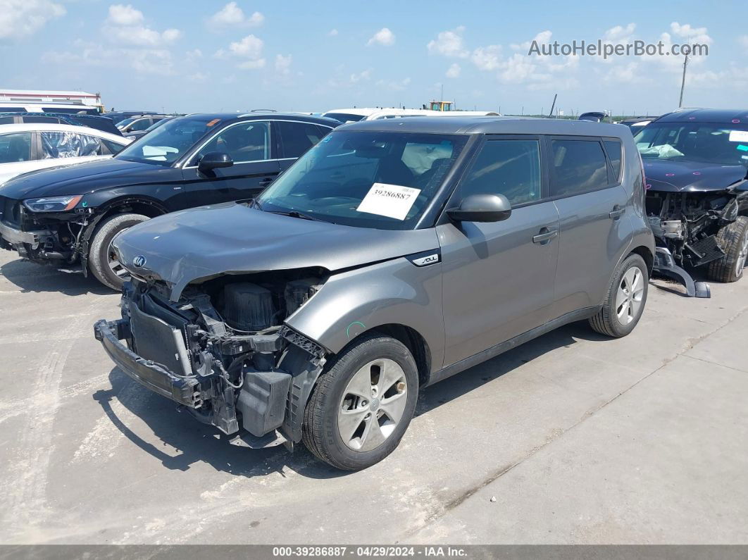 2016 Kia Soul   Silver vin: KNDJN2A28G7397184