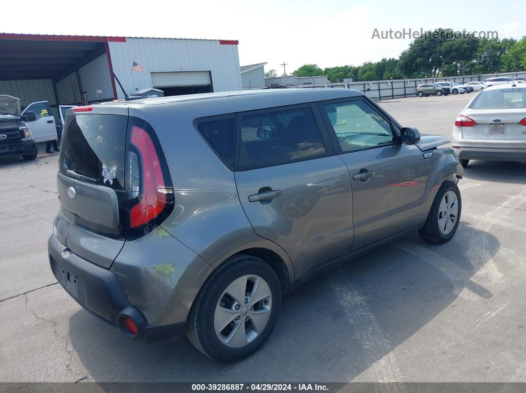 2016 Kia Soul   Silver vin: KNDJN2A28G7397184