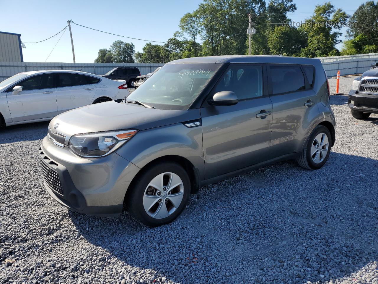 2016 Kia Soul  Серый vin: KNDJN2A28G7407776