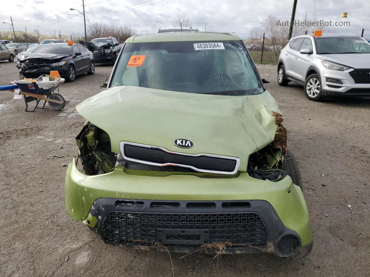 2016 Kia Soul  Green vin: KNDJN2A28G7835430