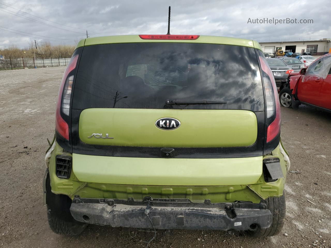 2016 Kia Soul  Green vin: KNDJN2A28G7835430