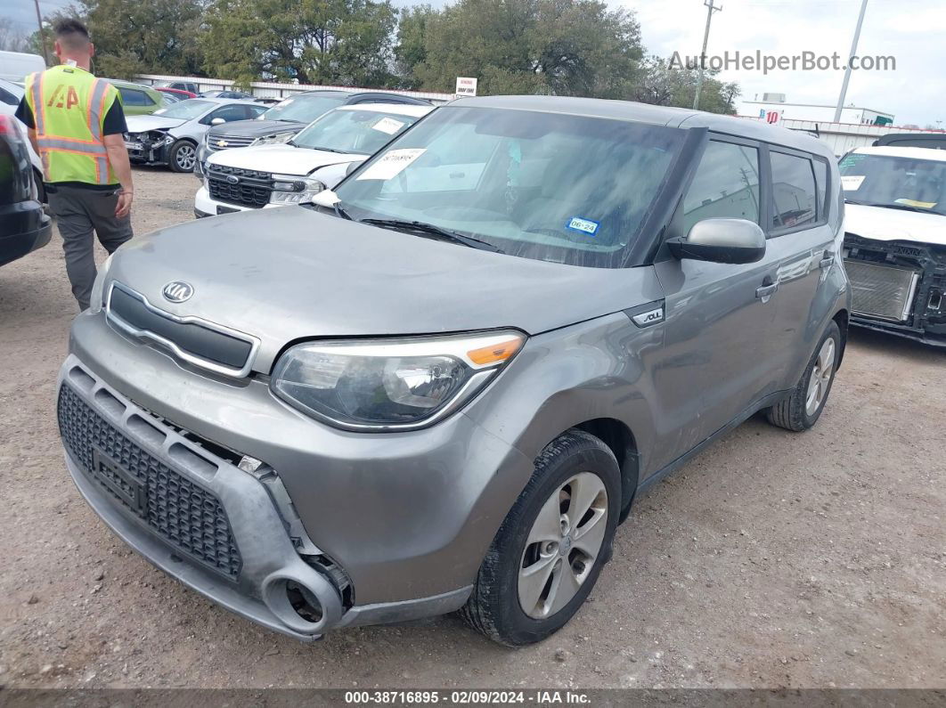 2016 Kia Soul   Серый vin: KNDJN2A29G7274722