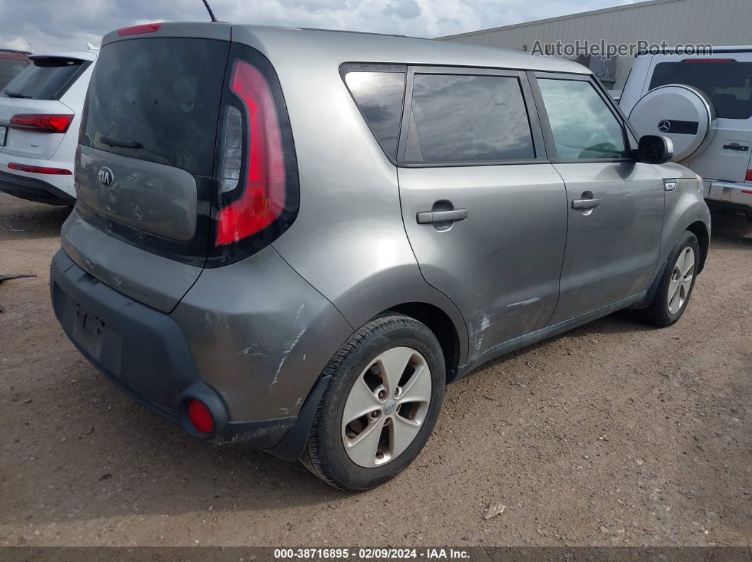 2016 Kia Soul   Серый vin: KNDJN2A29G7274722