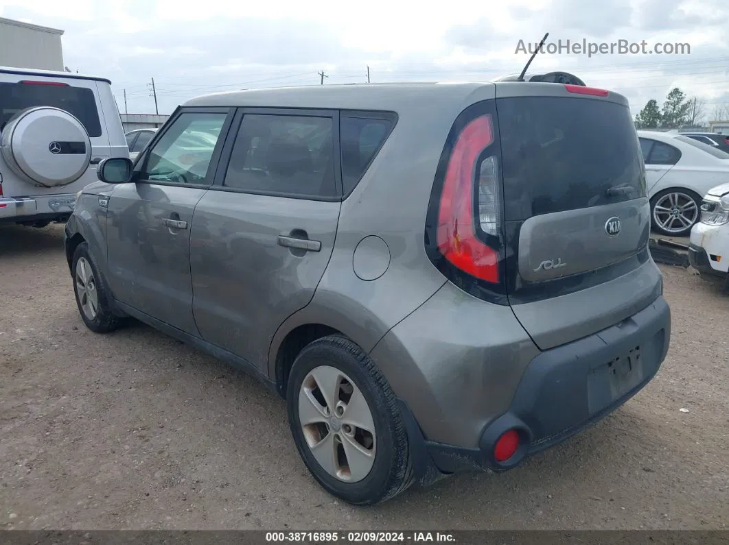 2016 Kia Soul   Gray vin: KNDJN2A29G7274722