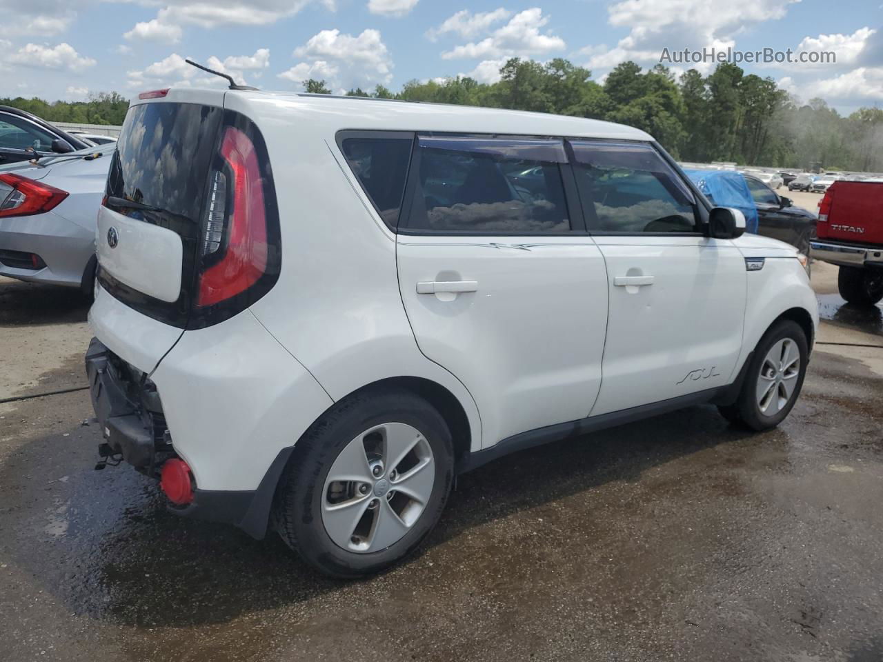 2016 Kia Soul  White vin: KNDJN2A29G7305046