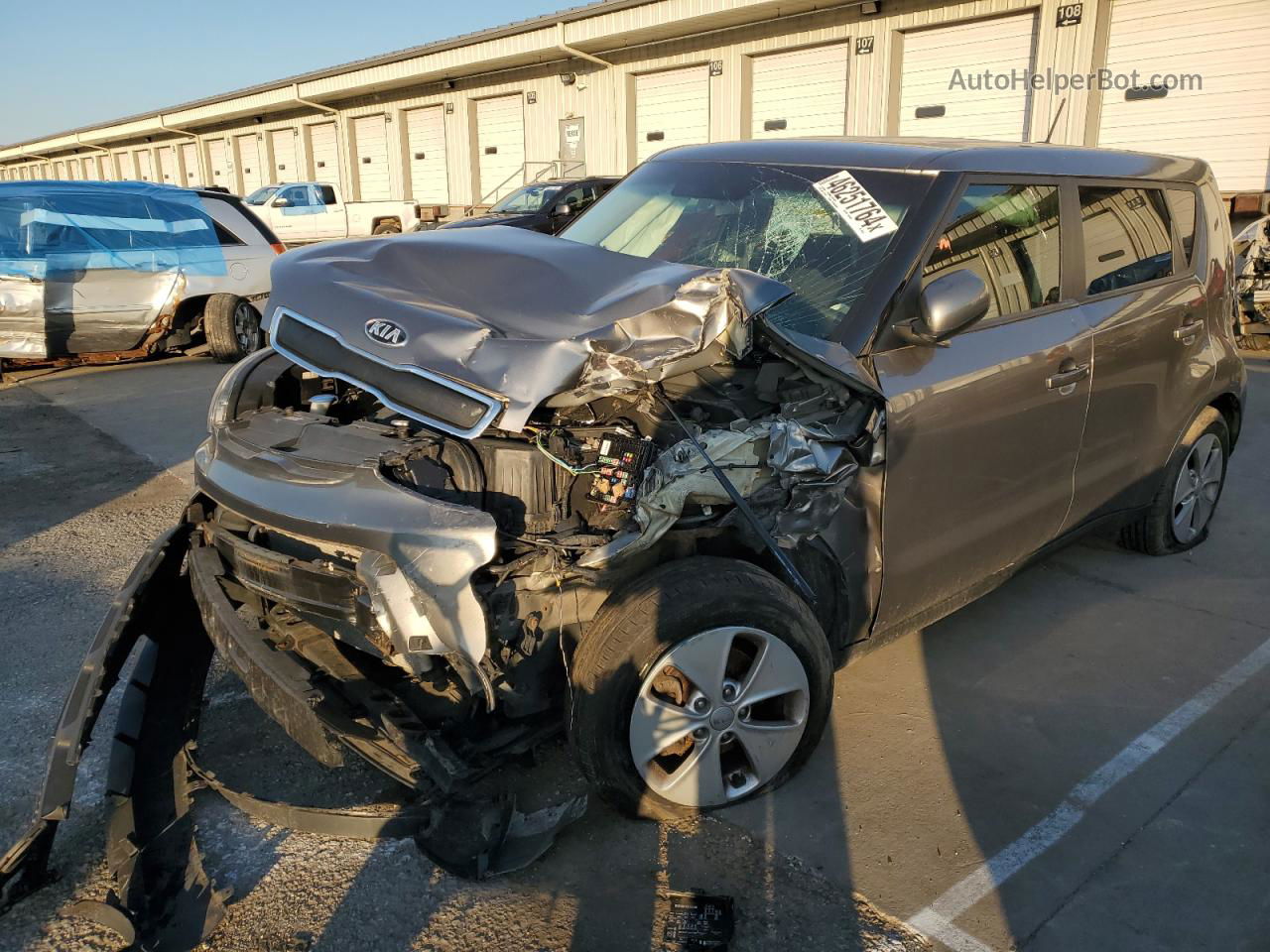 2016 Kia Soul  Gray vin: KNDJN2A29G7306682