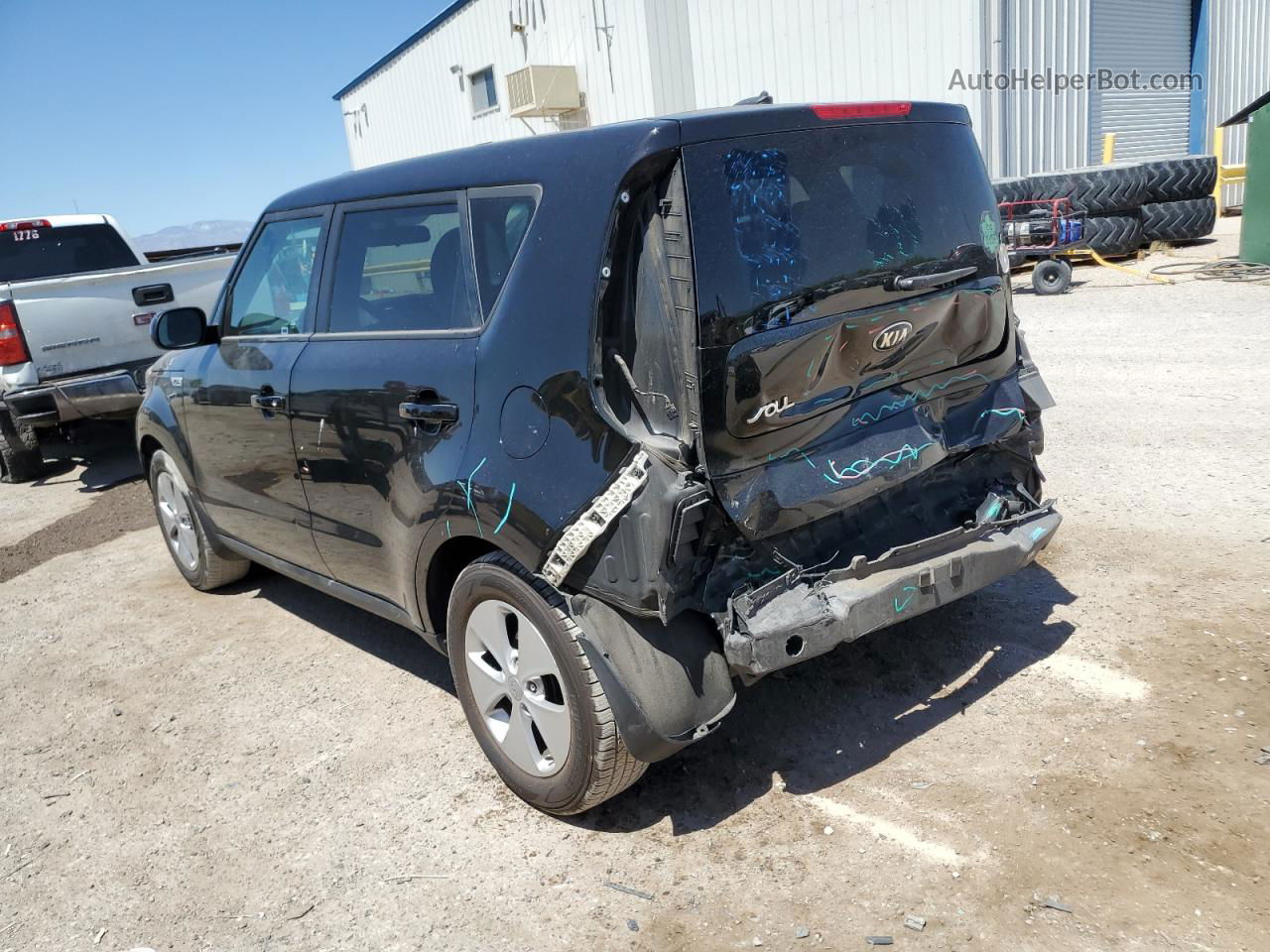 2016 Kia Soul  Черный vin: KNDJN2A29G7328326