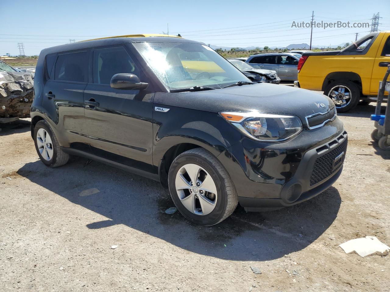 2016 Kia Soul  Черный vin: KNDJN2A29G7328326