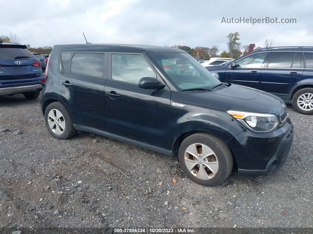 2016 Kia Soul Base Черный vin: KNDJN2A29G7363495