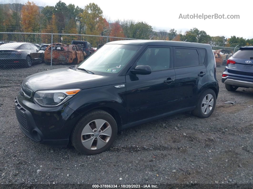 2016 Kia Soul Base Черный vin: KNDJN2A29G7363495