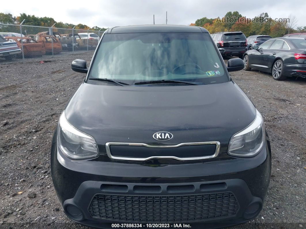 2016 Kia Soul Base Black vin: KNDJN2A29G7363495