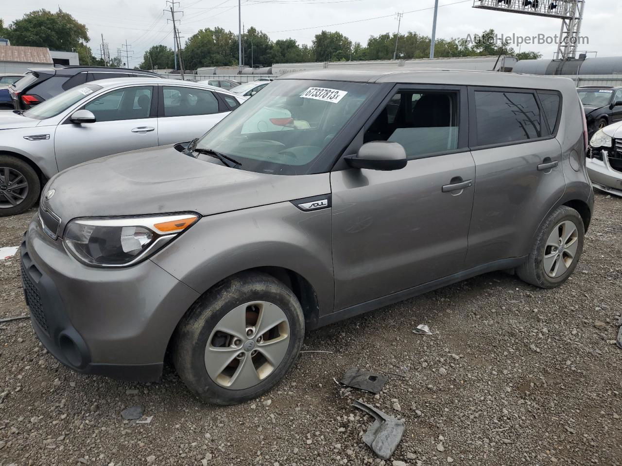 2016 Kia Soul  Gray vin: KNDJN2A29G7384976