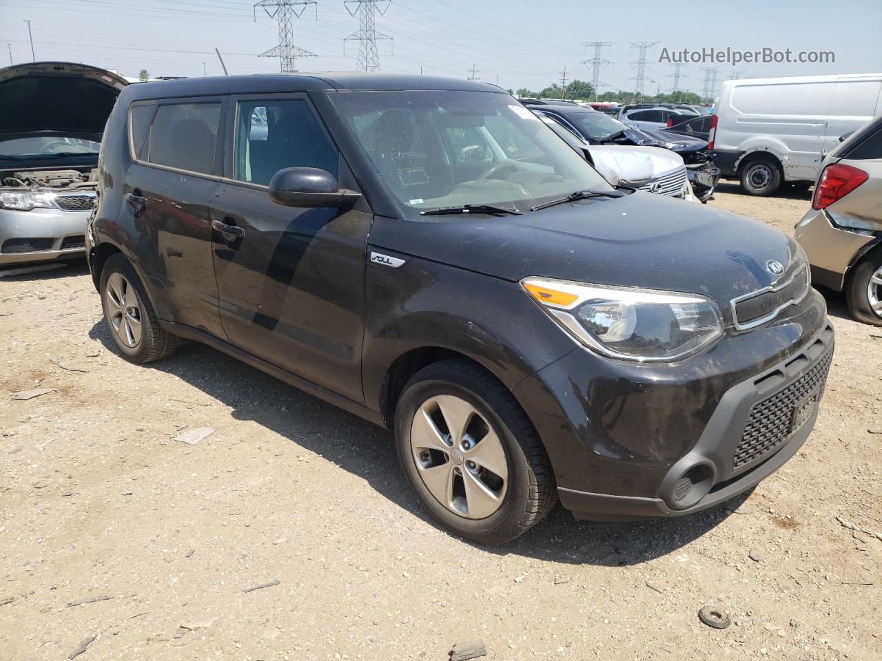 2016 Kia Soul  Black vin: KNDJN2A29G7830463