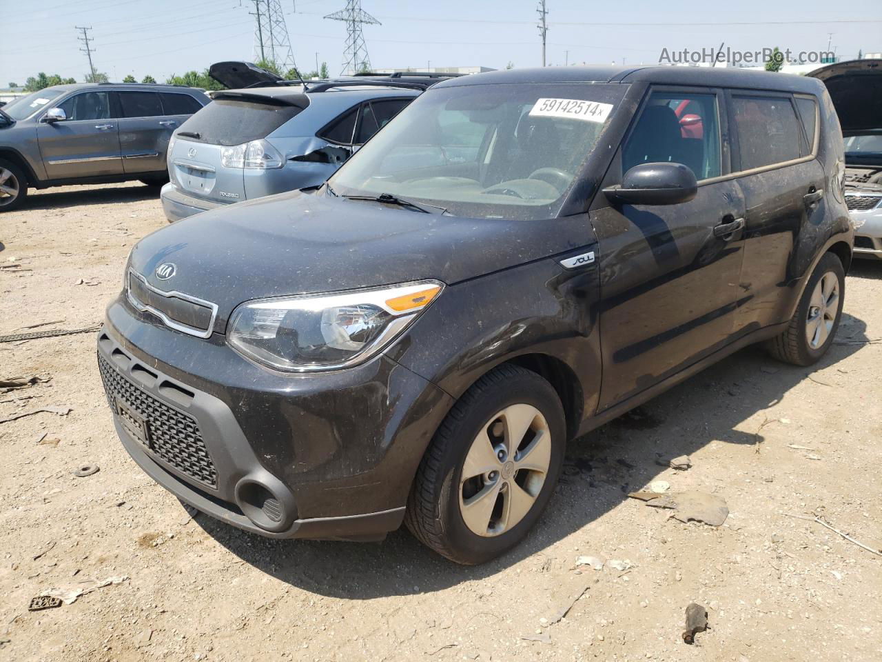 2016 Kia Soul  Black vin: KNDJN2A29G7830463