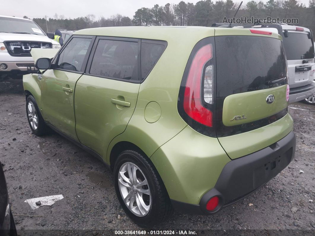 2016 Kia Soul   Green vin: KNDJN2A29G7844637