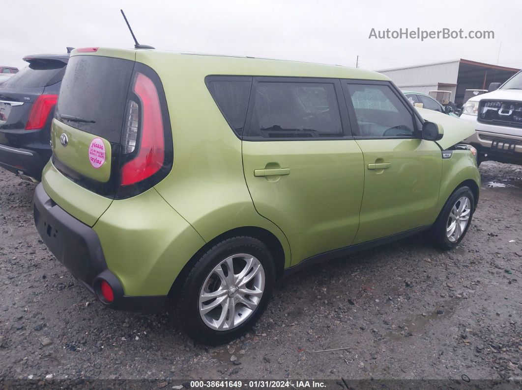 2016 Kia Soul   Green vin: KNDJN2A29G7844637