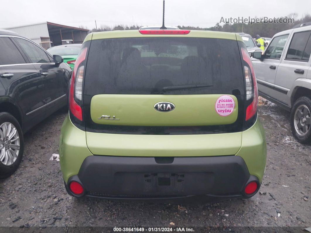 2016 Kia Soul   Green vin: KNDJN2A29G7844637