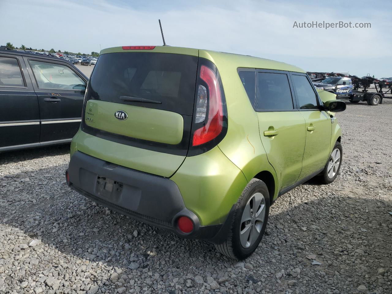 2016 Kia Soul  Зеленый vin: KNDJN2A29G7855170