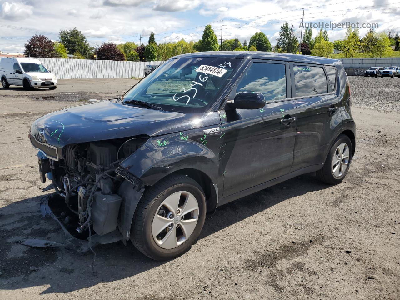 2016 Kia Soul  Black vin: KNDJN2A2XG7263597