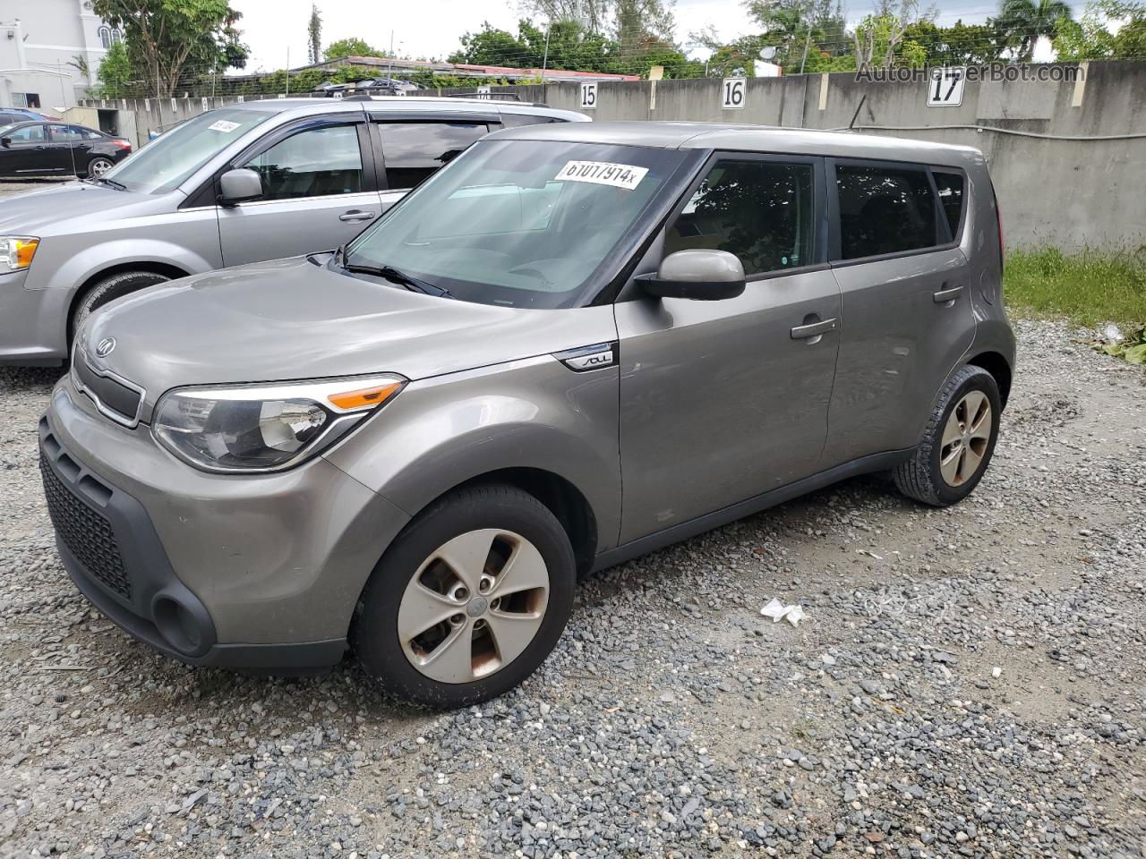 2016 Kia Soul  Gray vin: KNDJN2A2XG7301457