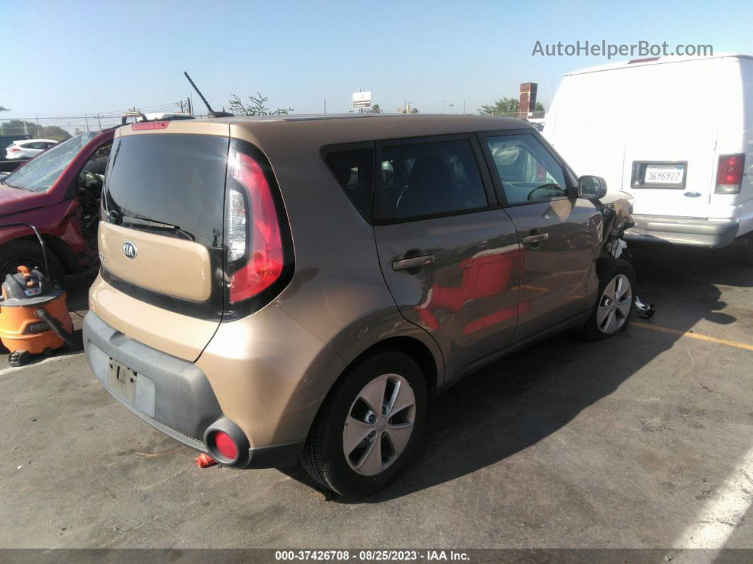 2016 Kia Soul Brown vin: KNDJN2A2XG7312927