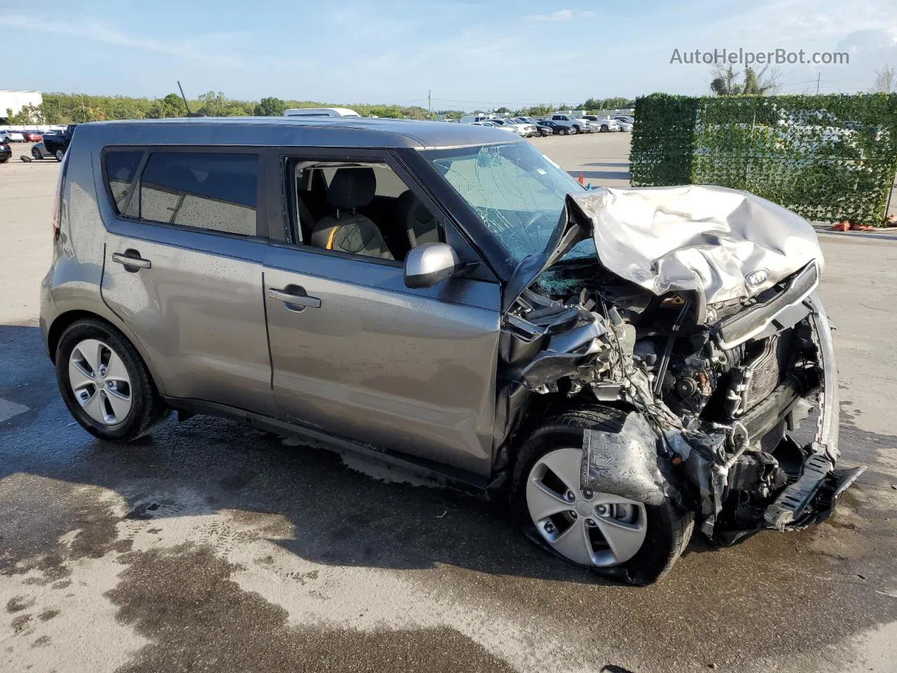 2016 Kia Soul  Gray vin: KNDJN2A2XG7344017