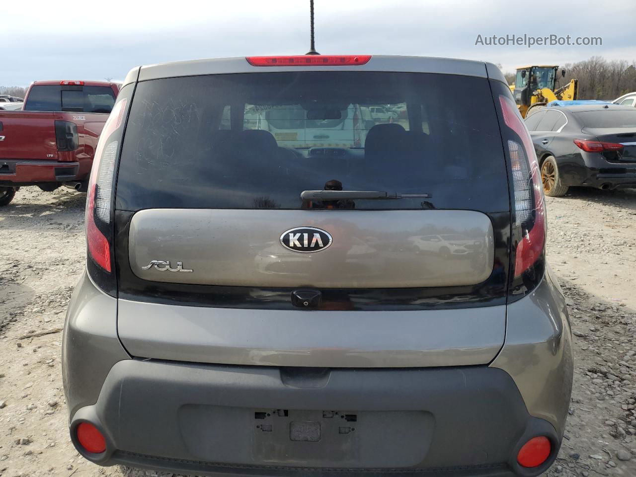 2016 Kia Soul  Gray vin: KNDJN2A2XG7363201