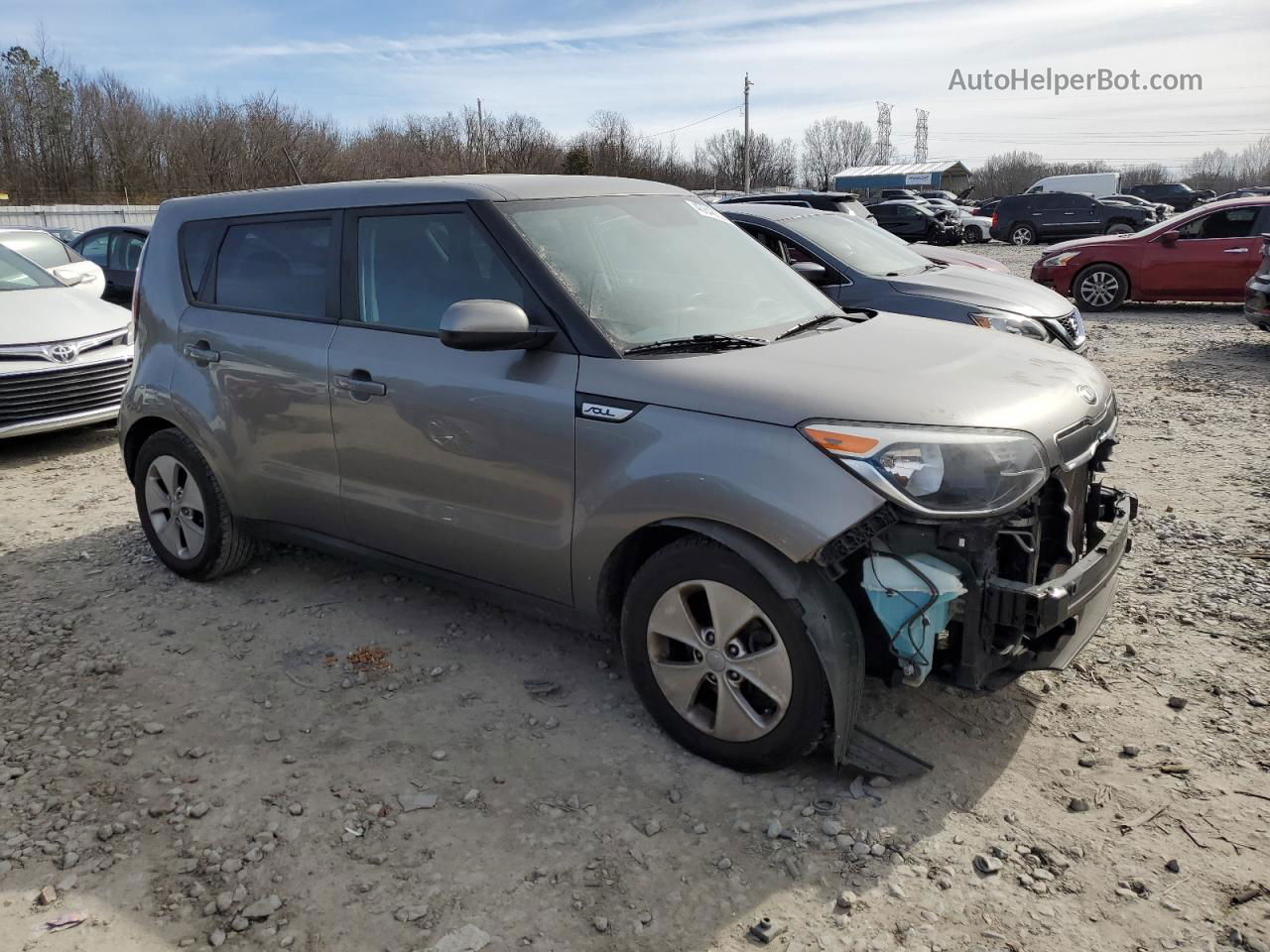 2016 Kia Soul  Gray vin: KNDJN2A2XG7363201