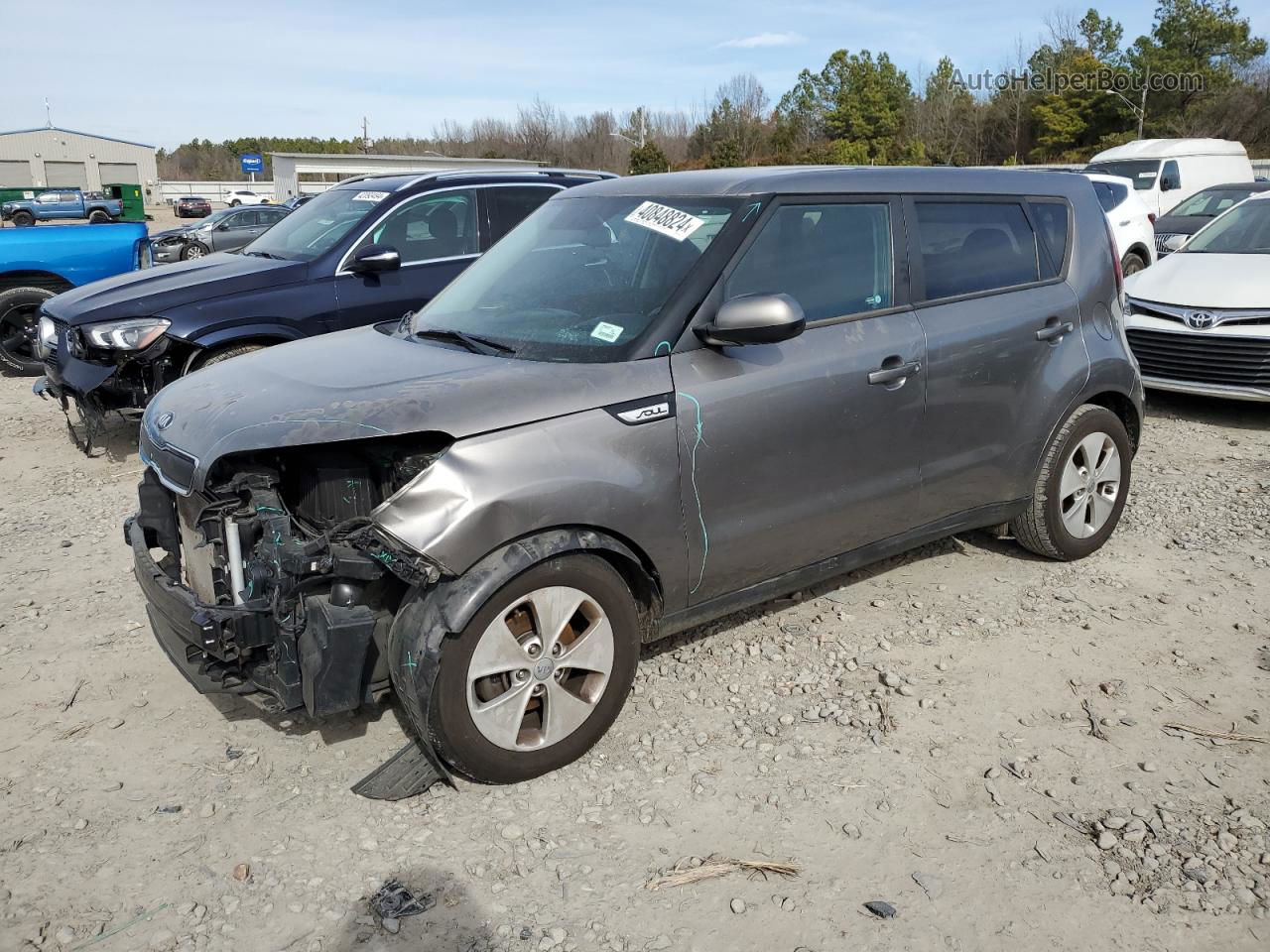 2016 Kia Soul  Gray vin: KNDJN2A2XG7363201