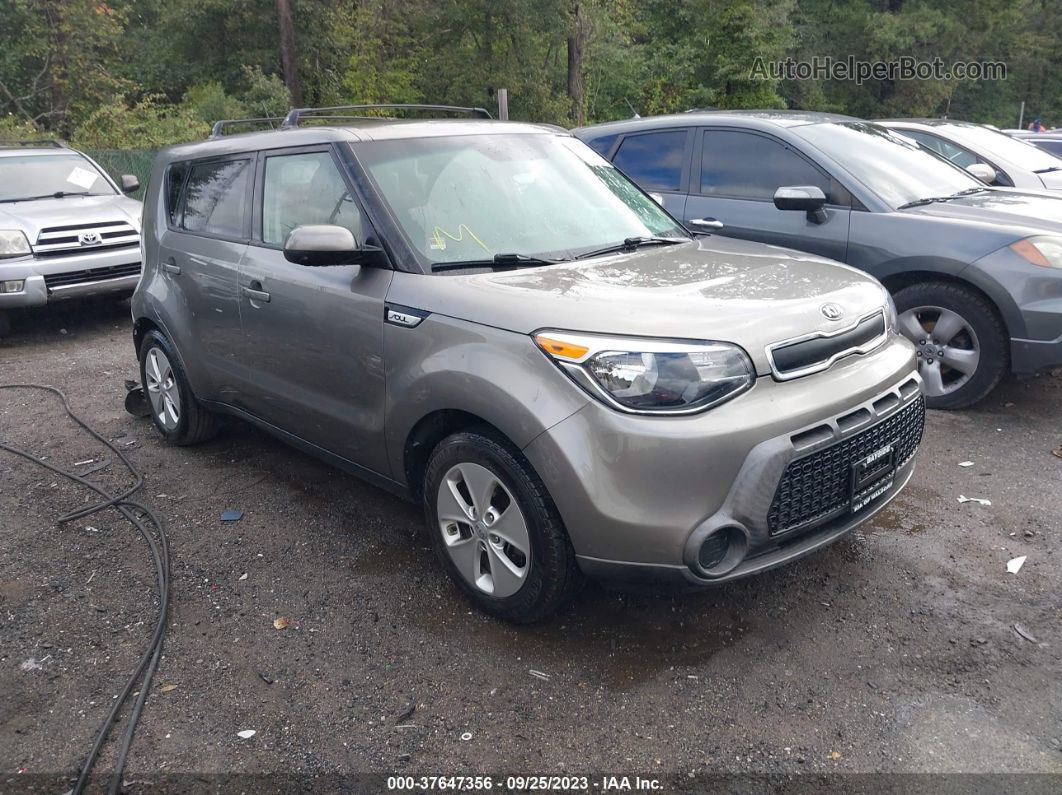 2016 Kia Soul Gray vin: KNDJN2A2XG7363859