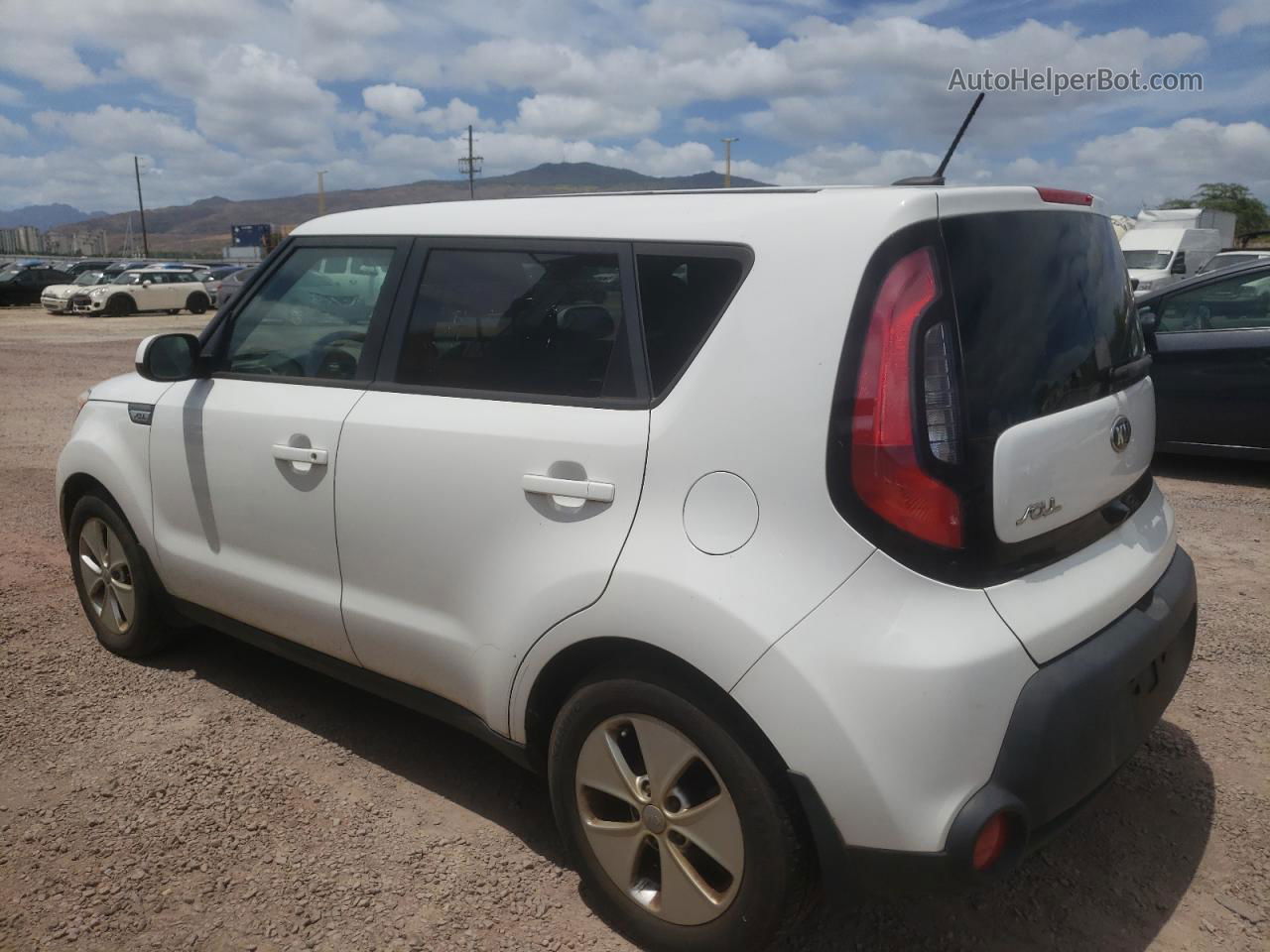 2016 Kia Soul White vin: KNDJN2A2XG7375929